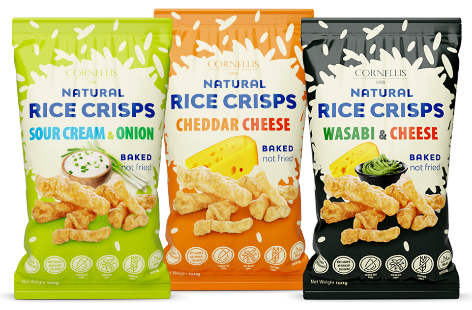 RiceSnacks Riisi Snacks Cornellis